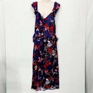 🔵BOGO FREE🔵 Sofia Vegara Maxi Dress Boho Floral Sz XXL